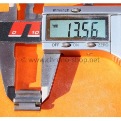 Genuine Cartier Santos Galbee Godron Bracelet Vintage Brushed Steel Link 13,60 mm