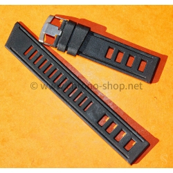 Tag Heuer Bracelet caoutchouc vintage 20mm perforé montres de plongée Tag Heuer Super Professional 840.006