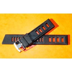 Tag Heuer Bracelet caoutchouc vintage 20mm perforé montres de plongée Tag Heuer Super Professional 840.006