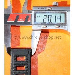 Tag Heuer Bracelet caoutchouc vintage 20mm perforé montres de plongée Tag Heuer Super Professional 840.006
