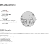 ETA 251 265 Mouvement swiss Made 251.265 numérique-analogique chronographe calibre quartz montres