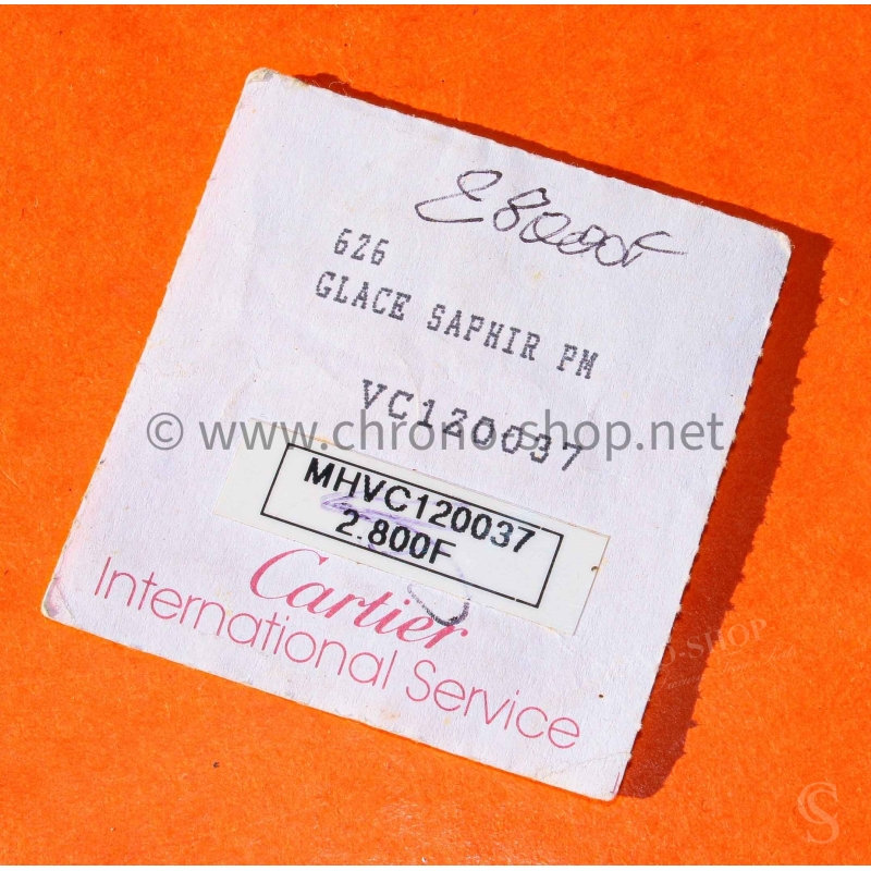 Cartier Original rounded sapphire crystal glass Genuine Crystal VC120037 Cartier watches MHVC120037 626 Cartier Original rounded sapphire crystal glass Genuine Crystal VC120037 Cartier watches MHVC120037 626