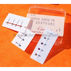 Cartier Vintage Santos Ronde hands Genuine New Cartier lot Blue Hand Set Parts 20370381