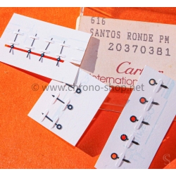 Cartier Santos Ronde pièces Original vintage lot aiguilles ref 20370381 montres Cartier Santos