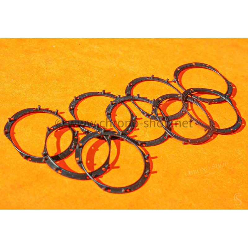 Cartier lot joints pièces Joints caoutchouc Glace lunette montres dim 25 x28mm