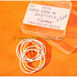 Cartier 20371912 montres Santos Ronde PM lot Joints de Glace blanc dim 19,50mm