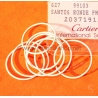 Cartier 20371912 Santos Ronde PM White gasket sapphire glass crystal diam 19,50mm