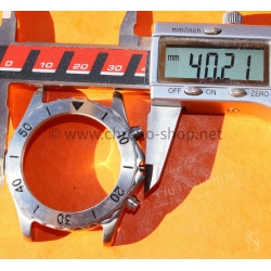 Tissot Carrure boitier Acier avec lunette graduée tournante montres Chronographe 40mm