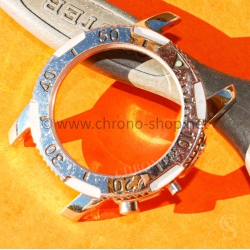 Tissot Genuine preowned Ssteel bipolished midcase Chronograph 40mm turning bezel mens size with pusher