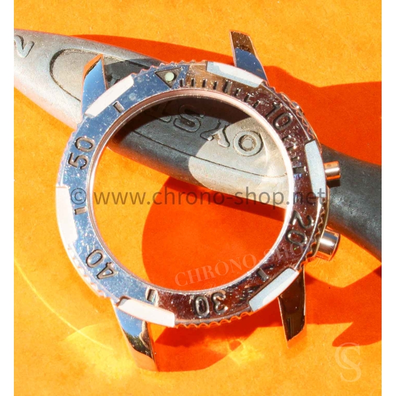Tissot Carrure boitier Acier bipolie lunette graduée tournante montres Chronographe 40mm