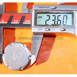 Tag Heuer Professional 1500 Series Ssteel case back 23mm watch part refs WD1421-PO