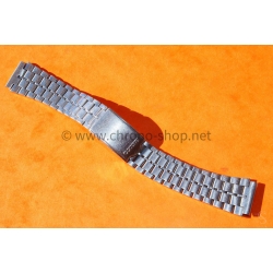 Seiko Vintage Rare 70s SSteel Men's Watch Bracelet Jubilee trapezoidal folded links 18mm