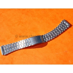 Seiko Vintage Rare 70s SSteel Men's Watch Bracelet Jubilee trapezoidal folded links 18mm