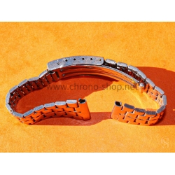 Seiko Vintage Rare 70s SSteel Men's Watch Bracelet Jubilee trapezoidal folded links 18mm