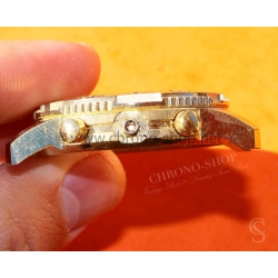 Tissot Carrure boitier plaqué or jaune bipolie lunette graduée tournante montres Chronographe 40mm