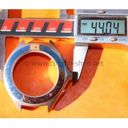 Tissot Carrure boitier Acier bipolie lunette graduée tachymètre montres Chronographe 44mm