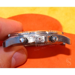 Tissot Carrure boitier Acier brossé lunette graduée tournante montres Chronographe 40mm