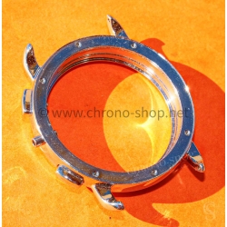 Tissot Genuine preowned Ssteel polished watch part midcase Chronograph 40mm with pumps pushers