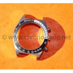 Tissot Pr516 Vintage Chronograph Lemania 873 Ssteel brushed watch part midcase Chronograph 40mm tachymeter bezel