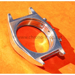 Tissot Pr516 Vintage Chronograph Lemania 873 Ssteel brushed watch part midcase Chronograph 40mm tachymeter bezel