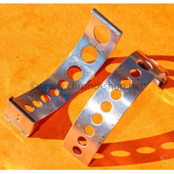 Original 70s Tissot PR516 vintage Steel brushed Bracelet 18mm Rally Sport Straight ends