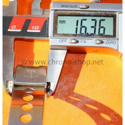 Tissot PR516 Automatic Chronograph Authentique vintage Bracelet Rally perforé 18mm acier