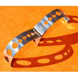 Original 70s Tissot PR516 vintage Steel brushed Bracelet 18mm Rally Sport Straight ends