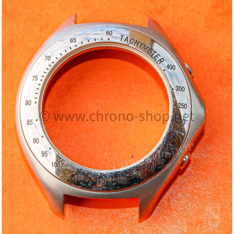 Tissot Genuine preowned Ssteel bipolished midcase part Chronograph 43mm Tachymeter bezel and pushers