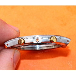 Tissot Genuine tutone Ssteel satin ultra thin watch part midcase Chronograph quartz 40mm with pumps pushers