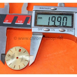 ROLEX AUTHENTIQUE CADRAN 20mm MONTRES DATEJUST LADY COULEUR CHAMPAGNE A RESTAURER