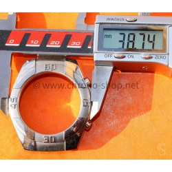 Tissot Genuine preowned Ssteel bipolished midcase part quartz Chronograph 38mm graduated Bezel insert pushers