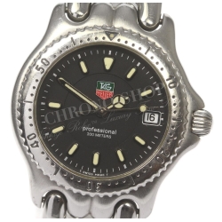 TAG Heuer Professional 200 Meters Ayrton Senna WG 1225 Pièce montres Fond de boite acier case back 30mm