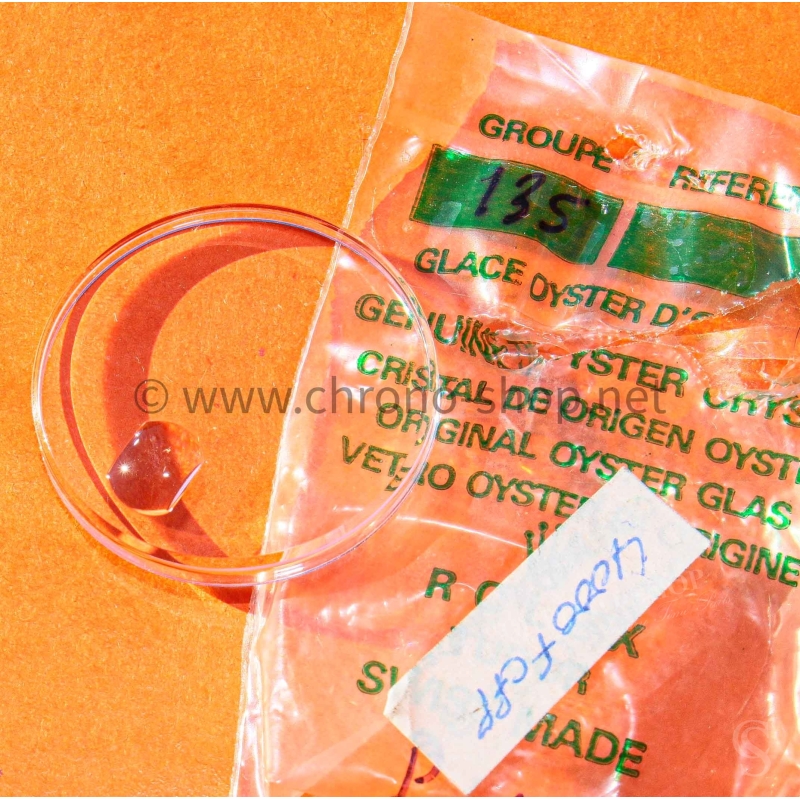 ROLEX CYCLOPE 135 VERRE ACRYLIQUE PLEXIGLAS MONTRES ref 25-135 montres Datejust 16000 16003,16013,16014,16030,16013