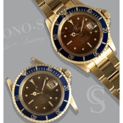 Rolex 24-7030-8 vintage tube or jaune triplock de couronne montres Submariner 1680/8,16808,16618 Daytona 16528,116518