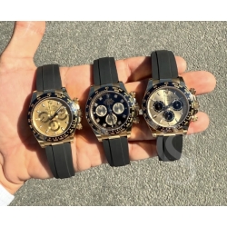Rolex 24-7030-8 vintage tube or jaune triplock de couronne montres Submariner 1680/8,16808,16618 Daytona 16528,116518