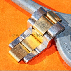 ROLEX PARTIE BRACELET 78363 BRIN OR ACIER 20mm BRACELET OYSTER MONTRES DAYTONA 16523,GMT 16753,16713