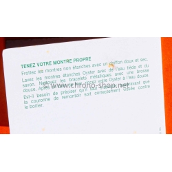 ROLEX TUDOR RARE VINTAGE 80-90s FRENCH BLANK SERVICE PAPER WARRANTY PAPER WATCHES Submariner,Gmt,Daytona,Datejust