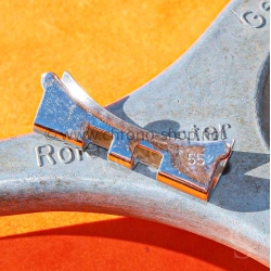 Rolex fixage 55 fixation endlink acier 55 bracelet 20mm montres acier jubilée maillons pliés ref 6251H Gmt 6542,1675