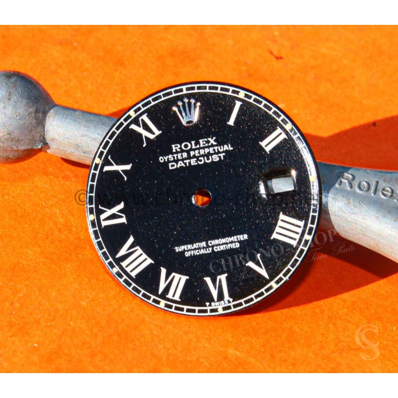 ROLEX DATEJUST CADRAN NOIR BUCKLEY CHIFFRES ROMAINS 16200,16030,16014 cal 3035,3135 VINTAGE MONTRES ROLEX DATEJUST