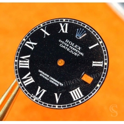 ROLEX DATEJUST CADRAN NOIR BUCKLEY CHIFFRES ROMAINS 16200,16030,16014 cal 3035,3135 VINTAGE MONTRES ROLEX DATEJUST
