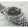 ROLEX DATEJUST CADRAN NOIR BUCKLEY CHIFFRES ROMAINS 16200,16030,16014 cal 3035,3135 VINTAGE MONTRES ROLEX DATEJUST