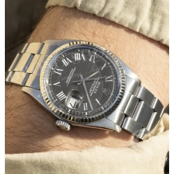 Rolex Datejust Collectible BUCKLEY black Dial white Roman Numerals Datejust 16200,16030,16014 Cal 3035,3135