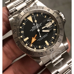 ROLEX VINTAGE ORIGINAL 70's CADRAN 1655 Mk V MONTRES ROLEX 1655 EXPLORER II FRECCIONE, STEVE MCQUEEN TRITIUM CAL 1575