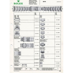 ROLEX FOLDED LINK 17mm BRACELET 9315,7836 BRACELET 20mm GMT 1675,1655 MILGAUSS 1019 EXPLORER 1016 SUBMARINER 5513,1680