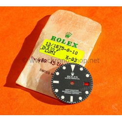 Rolex GMT-Master 1675 Original mat Black Luminova watch Service Dial GMT 1675 Cal auto.1575,1565