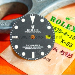 Rolex GMT-Master 1675 Original mat Black Luminova watch Service Dial GMT 1675 Cal auto.1575,1565