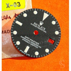 Rolex GMT-Master 1675 Original mat Black Luminova watch Service Dial GMT 1675 Cal auto.1575,1565