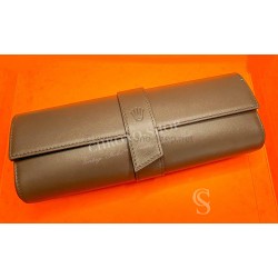 Rolex Rare Genuine Leather Watch Case Empty Box Roll Display Storage Submariner,GMT,Daytona,Explorer,Datejust,Airking