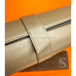 Rolex Rare Genuine Leather Watch Case Empty Box Roll Display Storage Submariner,GMT,Daytona,Explorer,Datejust,Airking