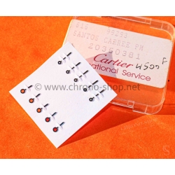 Cartier Vintage Santos Carré Lot Blue hands minuts hours Genuine New Cartier Hand Set Parts 20360381 PM